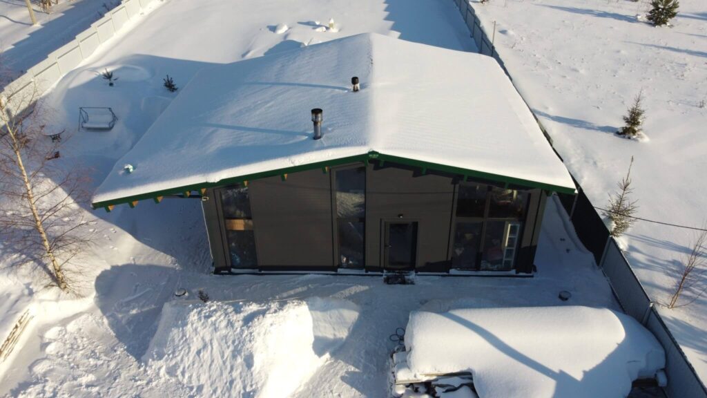 Реализованный проект дома эна 100 Н1 10 на 10