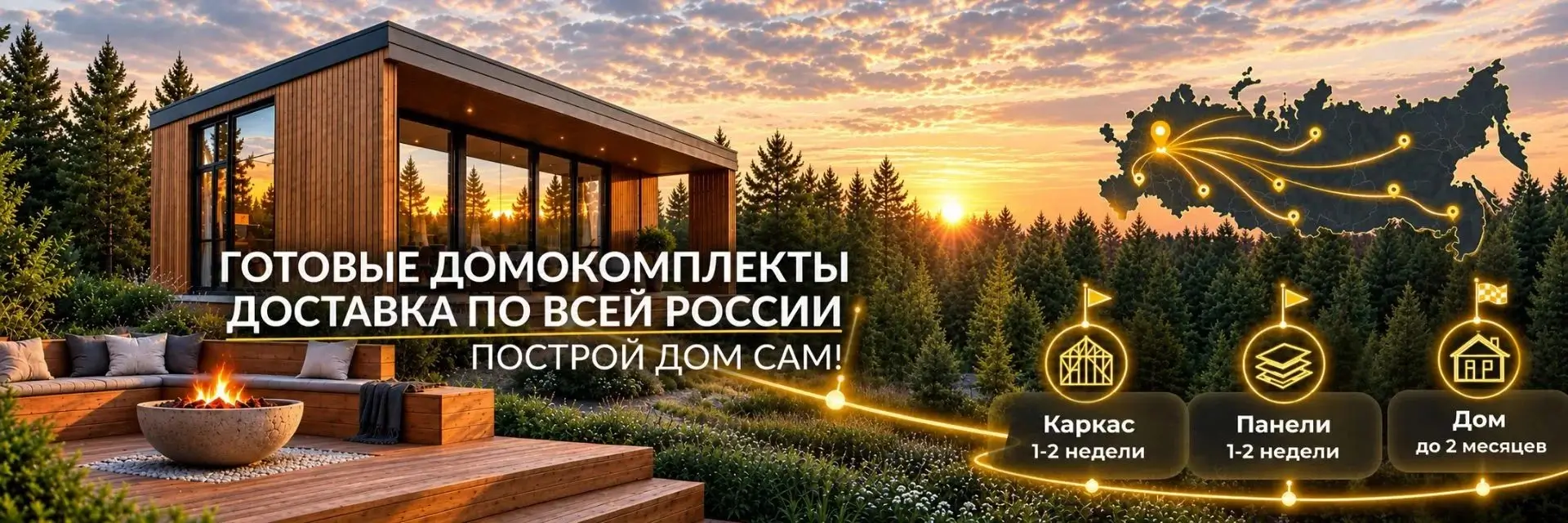 Модульные дома — готовые дома и комплекты Модульные готовые дома и комплекты домов для строительства